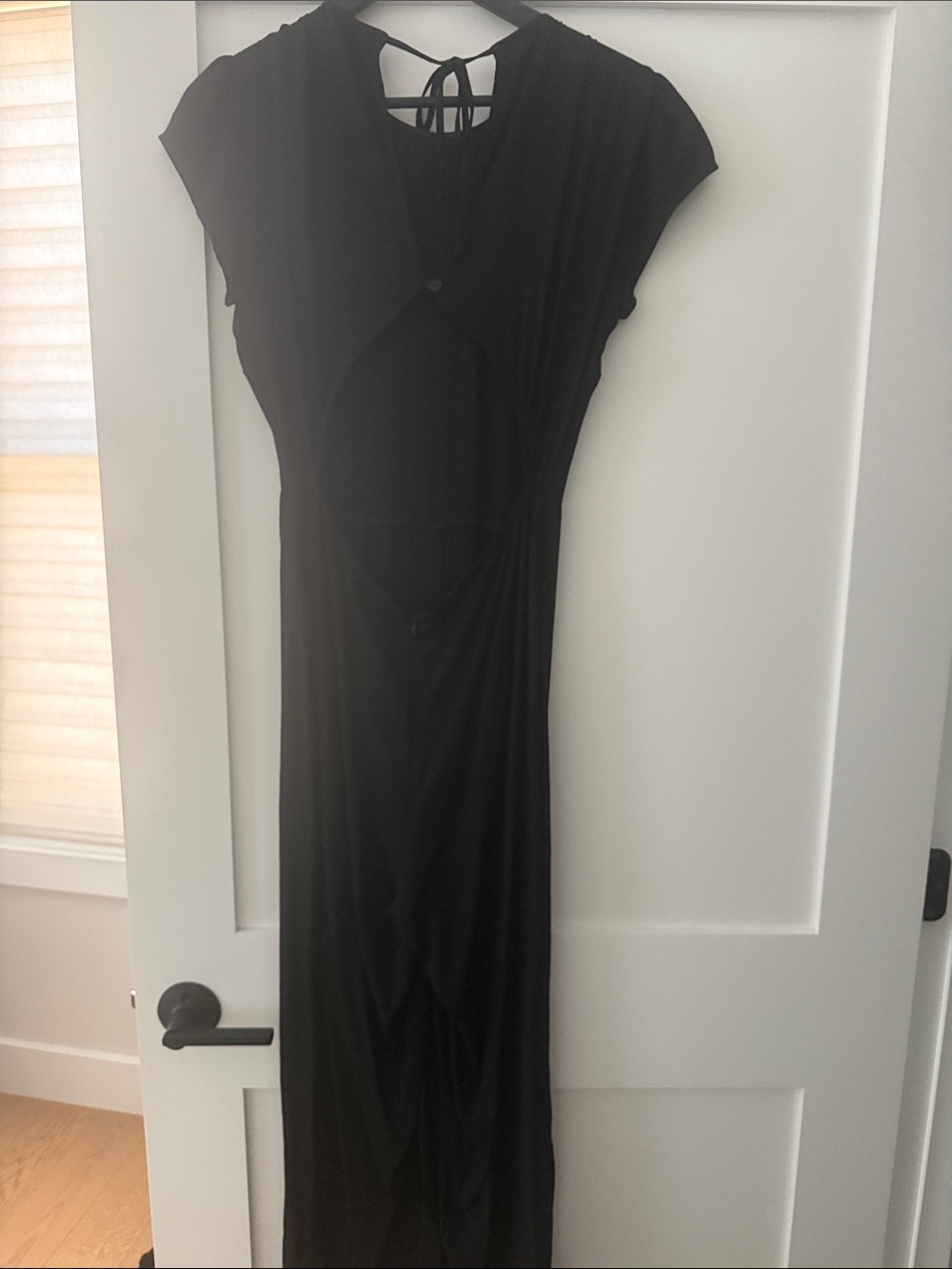 Reformation Black Cutout Wide-Leg Jumpsuit - Picture 5 of 7